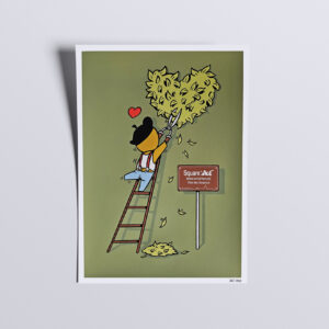 JACE - Square JACE Sérigraphie 50 x 70 cm