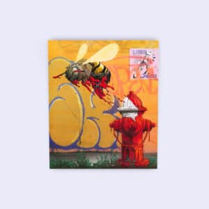 BRUSK – Hold Up de couleurs – œuvre originale