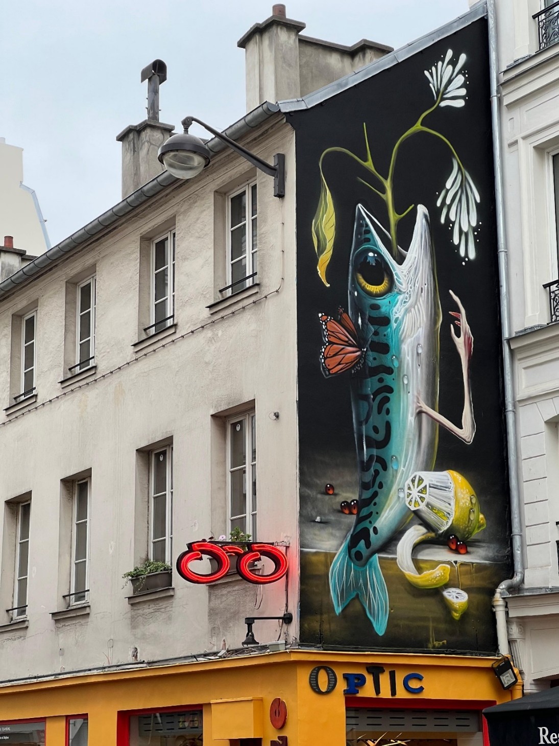 MUR BASTILLE #9 - Veks van Hillik - Nature vivante au citron – Image 2